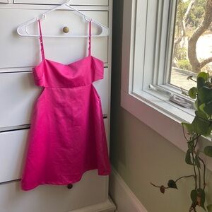 Selling a hot pink mini dress!
